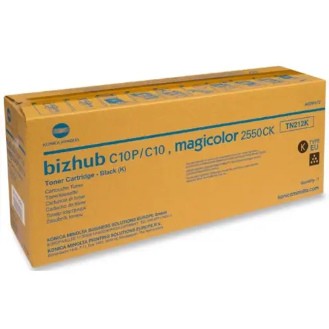 Toner Konica Minolta TN212K / A00W472 Black do drukarek (Oryginalny)